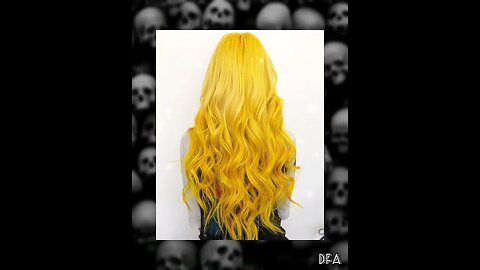 CABELOS AMARELOS #hairstyle #yellow #haircolors #cabeloscoloridos #yellowhair #colorhair