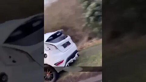 SMASHED UP FORD FIESTA