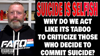 Is Criticizing Suicide REALLY Taboo?