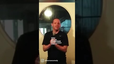 Rude British audience member