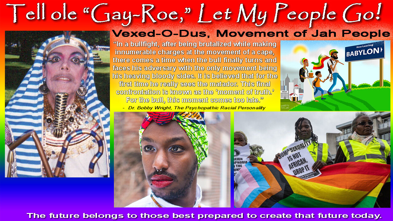 Vexed Wit' Us: Tell Ole "Gay-Roe," Let My People Go!