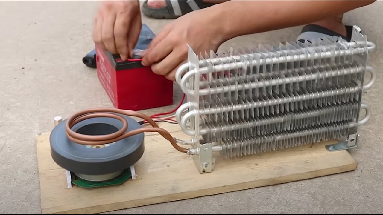 How to make a Induction Heater By Magnet / alternative in the gas crisis/ MR COVER