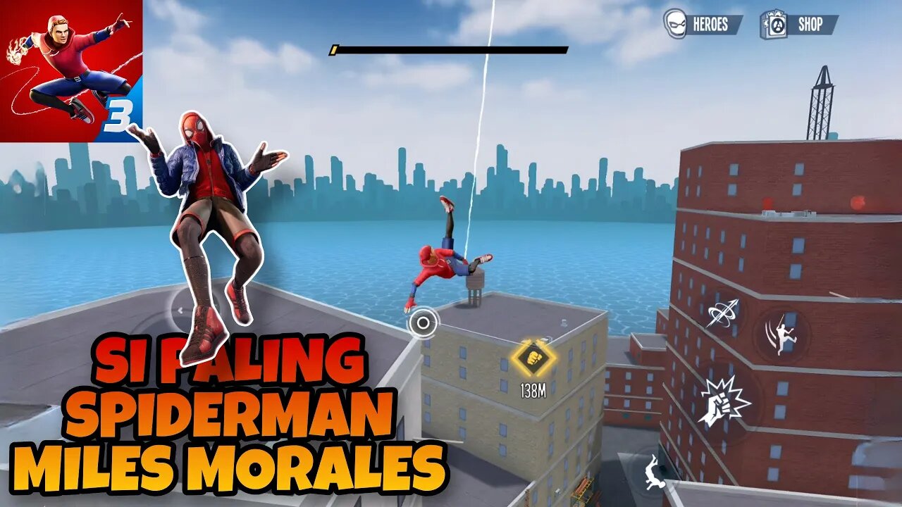 Spiderman miles morales versi android | Spider Fighter 3