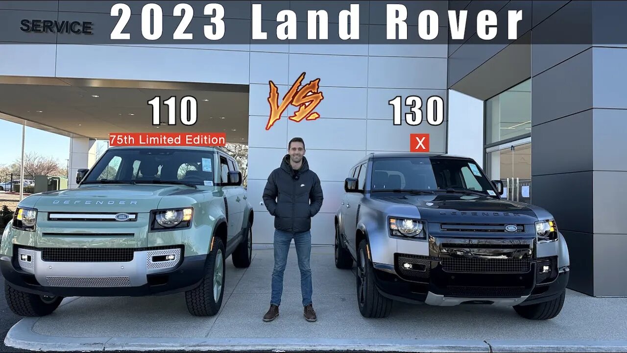 Rare Comparison. 2023 Land Rover DEFENDER 110 vs 130