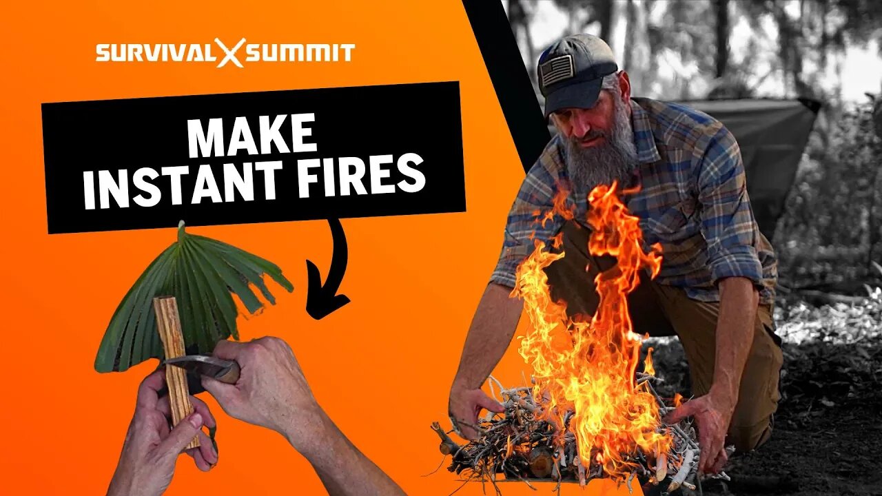 Make Instant Fires With The Elevator Fire Lay | The Survival Summit