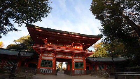 An ancient sanctuary from 4000 years ago A god that warriors prayed to for victory in battle Japan