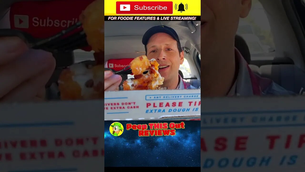 TOTS At Domino's?! WHAT?! 🤯 Peep THIS Out! 🕵️‍♂️ #shorts