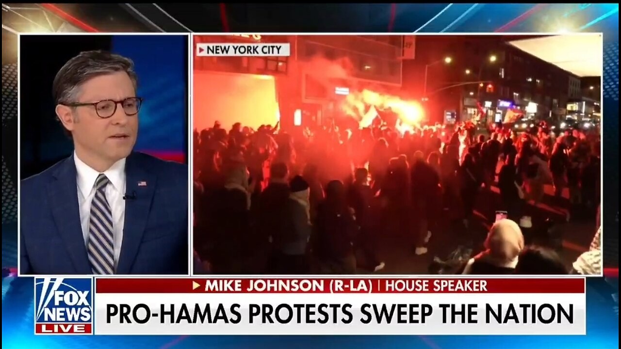 Speaker Mike Johnson Calls Out Chaos On College Campuses