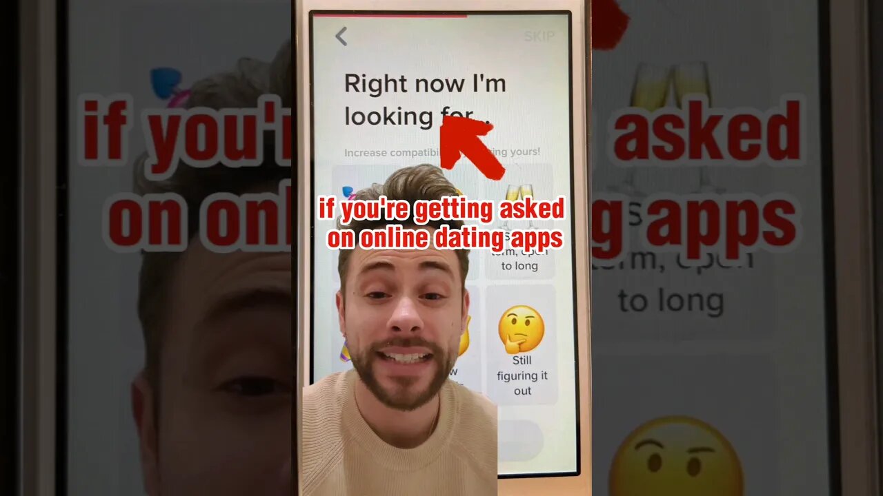 Best Answer "What are you looking for"?💘 #shorts #datingapps #datingadvice