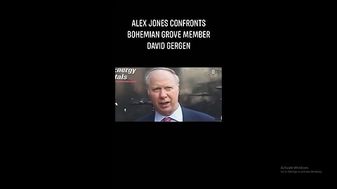 Alex Jones confronts Bohemian Grove, Skull & Bones member David Gergen