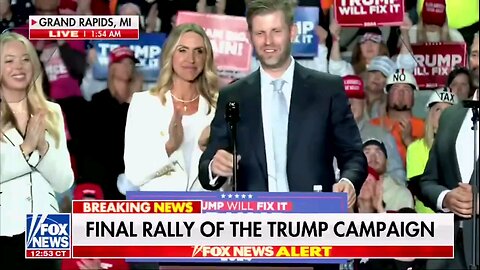 Final rally of Trump Campaign