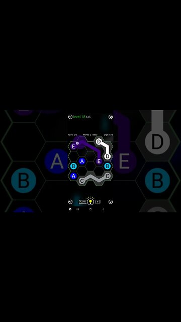 flow free Hexes: easy level 14