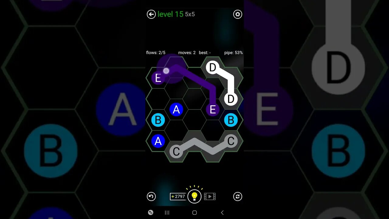 flow free Hexes: easy level 14