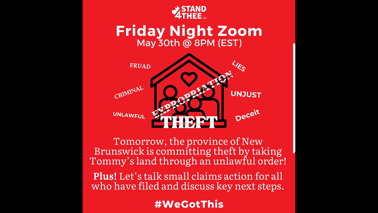 Stand4THEE Friday Night Zoom May 31 2024 - Update on Tommy