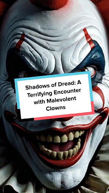 Shadows of Dread: A Terrifying Encounter with Malevolent Clowns