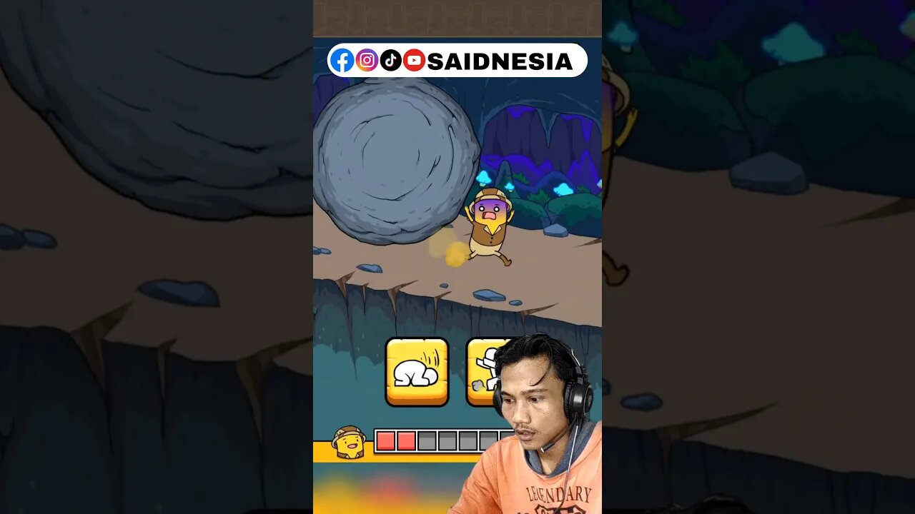 ketika dikejar batu besar | banatoon: treasure hunt!