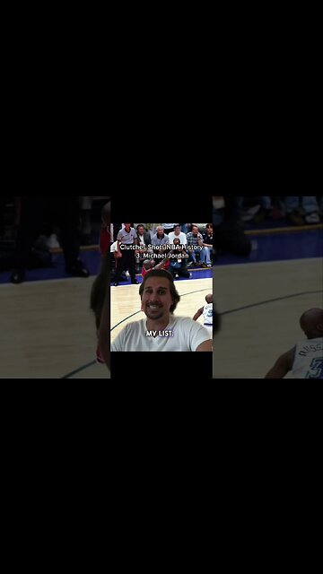 Michael Jordan Clutchest Shot EVER? #shorts