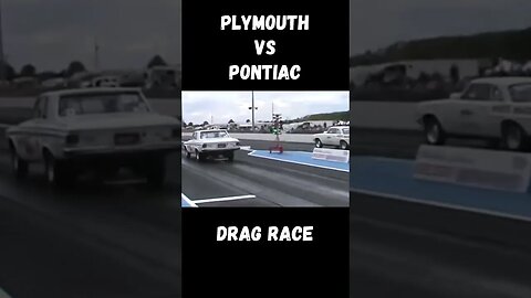 Send It! Epic Mopar vs. Pontiac Drag Race! #shorts