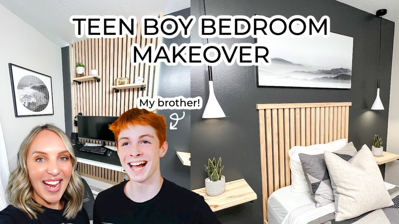 Teen Boy Bedroom Makeover!