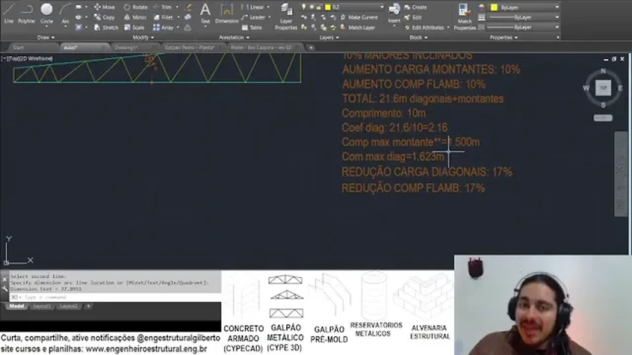 É impossível otimizar uma treliça com montantes Eng Estrutural
