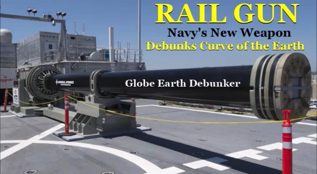 Rail Gun Debunks Ball Earth