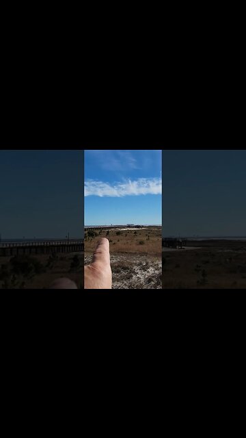 Dauphin Island public Beach Pier. Do you remember when it had water under it? Subscribe and comment.