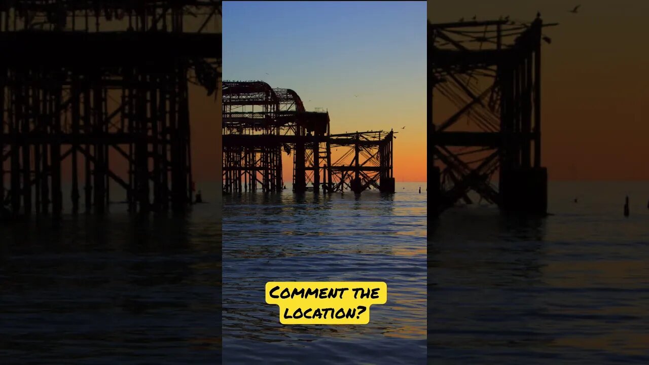 #sea #beauty #sunset #pier #abandoned #wave #photography #colour #winter #dji