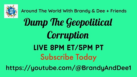 Dump The Geopolitical Corruption Discussion