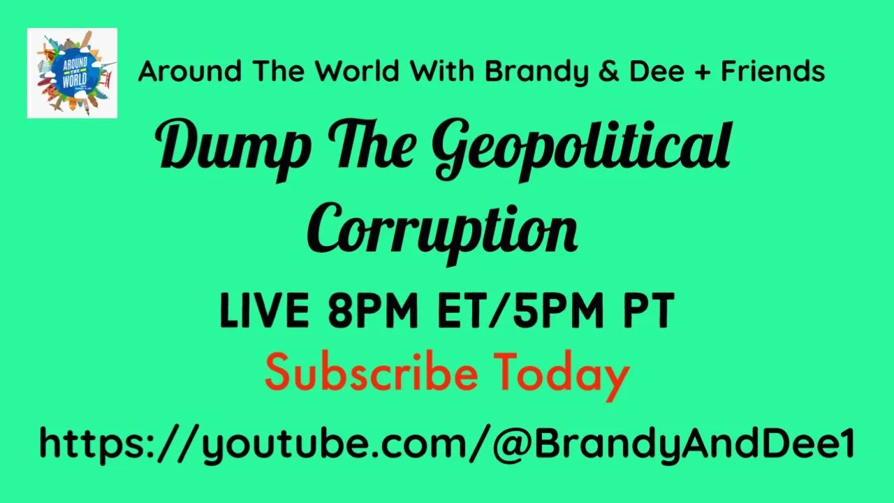 Dump The Geopolitical Corruption Discussion