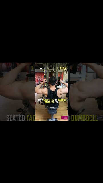 Triple Threat Shoulder Workout - Get Jacked Rear Delts Now! #shorts #youtubeshorts