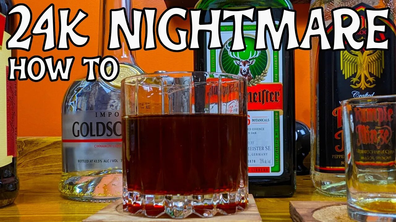 24K Nightmare Mixed Drink Cocktail How To