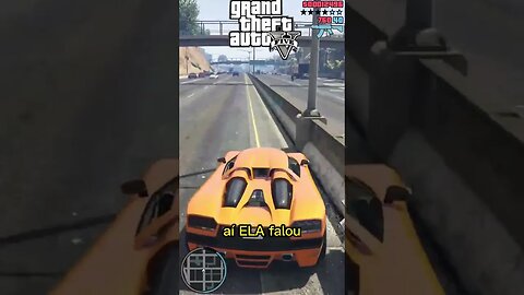 fui la no banheiro | GTA V #shorts