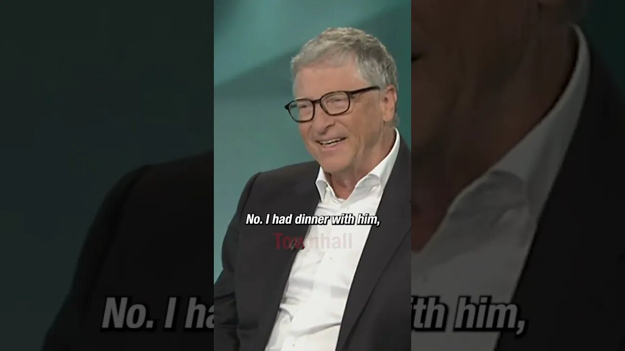 "There never was any relationship of any kind..." Bill Gates looks NERVOUS being asked about Epstein