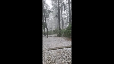Crazy hail storm in durango colorado