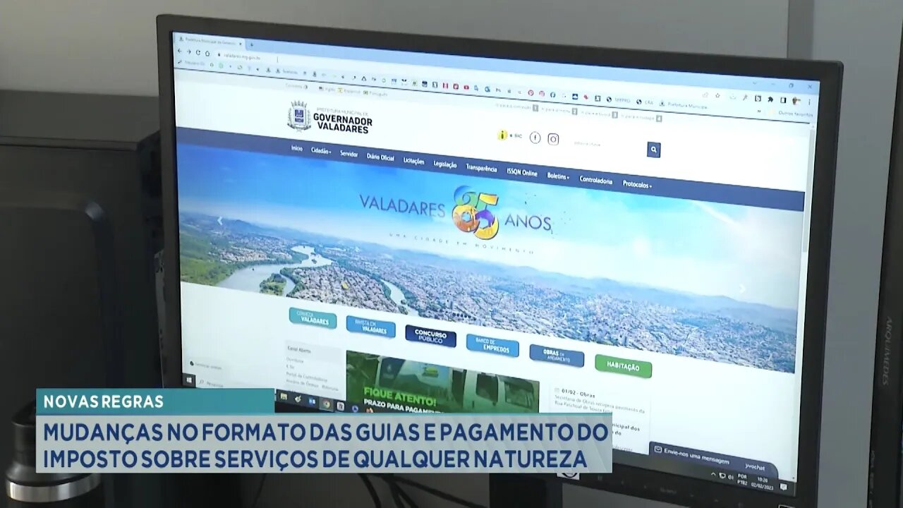 Novas Regras: Mudanças no Formato das Guias e Pagamento do Imposto sobre vários Serviços.