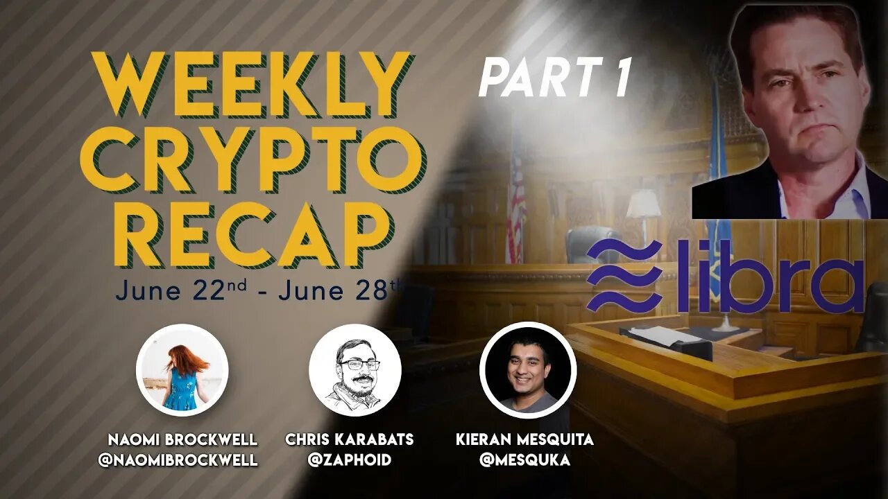 Weekly Crypto Recap: CSW in court, Whitehouse vs encryption, & more!