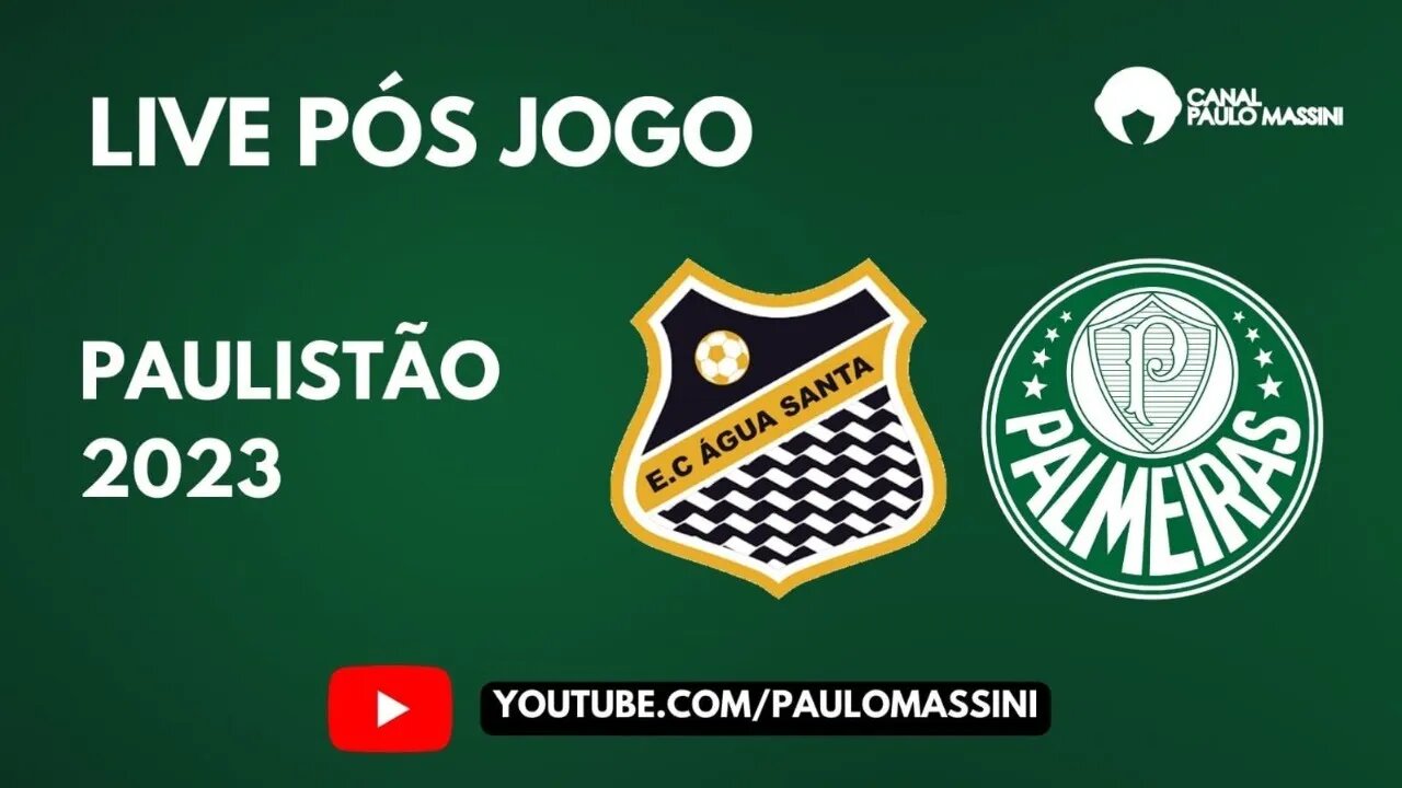 PÓS-JOGO AGUA SANTA 0 X 1 PALMEIRAS AO VIVO. COLETIVA ABEL FERREIRA.