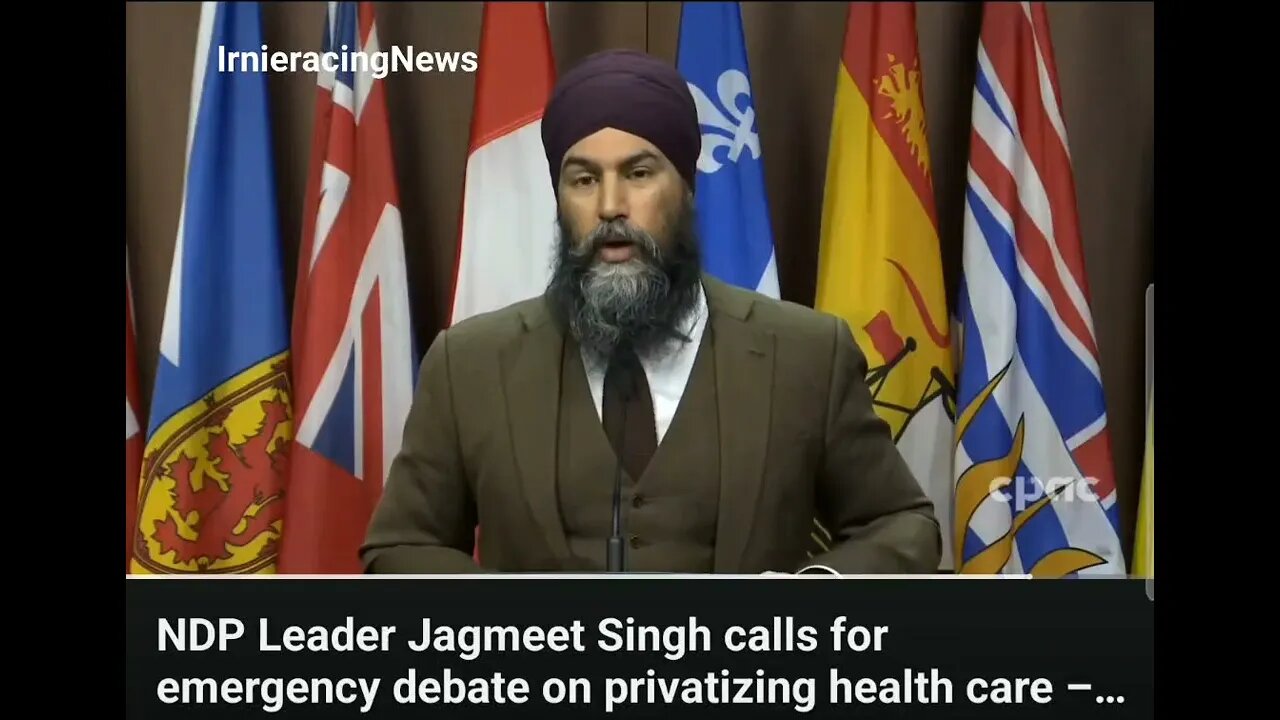 Jagmeet Singh Call Emergency "Healthcare" Debate | Jan.30, 2023