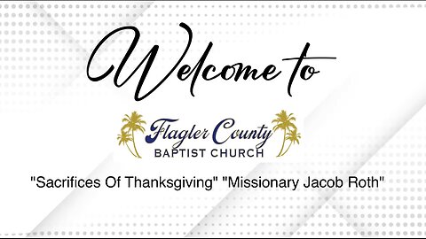 "Sacrifices Of Thanksgiving" "Missionary Jacob Roth"