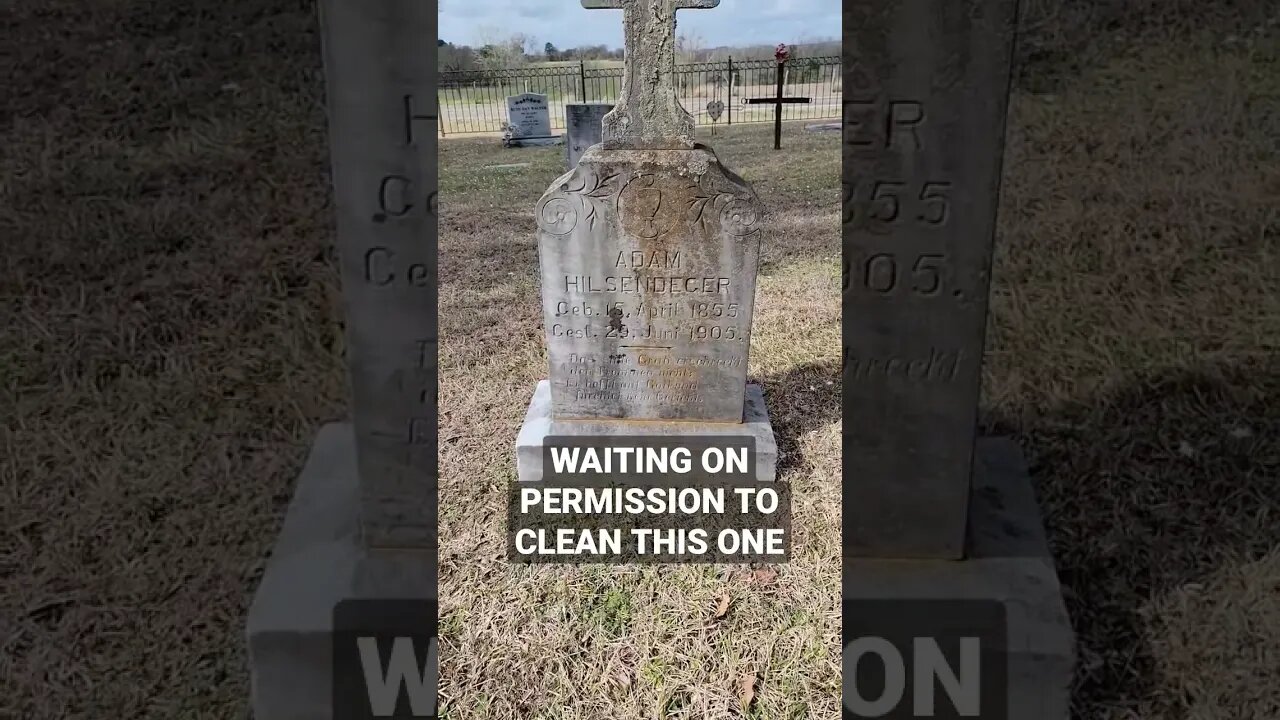 I would like to clean this and several other at this site #headstone #grave #cemetery #memorial