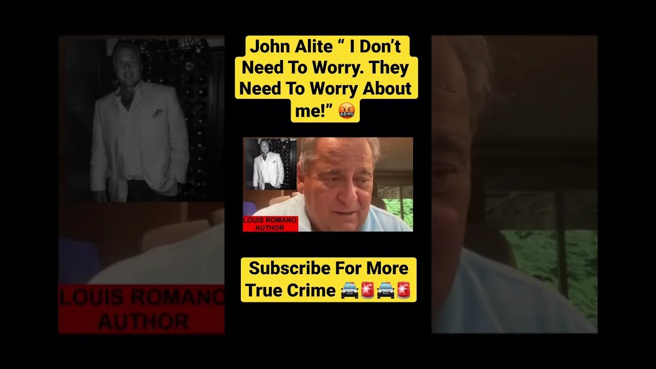 John Alite “ I Don’t Need To Worry. They Need To Worry About me!” 🤬#johnalite #mafia #hitman