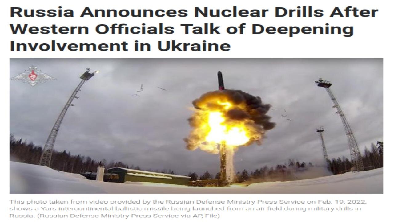 Russia Announces Strategic Nuke Drills Warning NATO