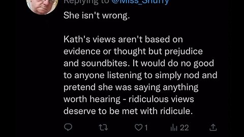 Katharine Birbalsingh posts a tweet showing Marina Purkiss on the Jeremy Vine talking down to a lady