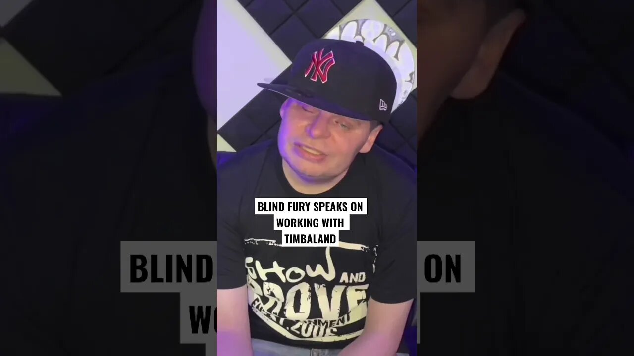 Blind Fury Speaks On Working With Timbaland #blindfury #timbaland #chadarmestv #shorts