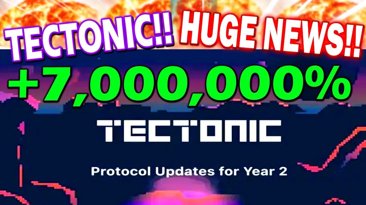 TECTONIC CRYPTO BREAKING NEWS TODAY!!🔥 TONIC COIN 400X RISE *URGENT UPDATE*
