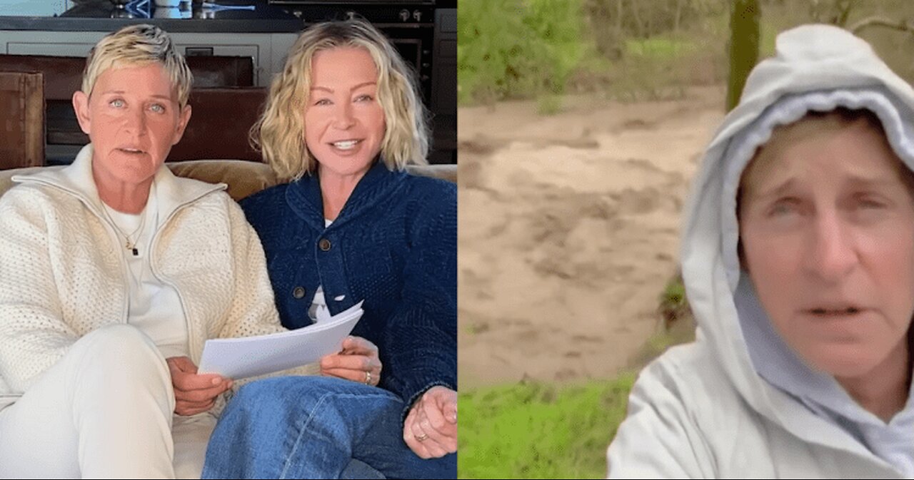 Ellen DeGeneres,Portia de Rossi’s Cotswolds Farmhouse Faces Flood Chaos After £2.5 Million Overbid