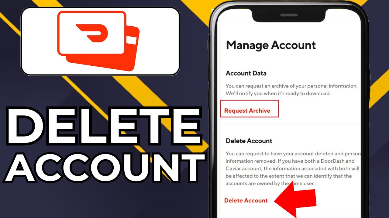 HOW TO DELETE DASHER DIRECT ACCOUNT