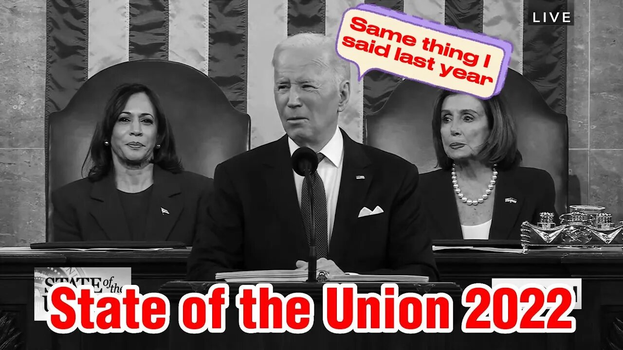 Biden says the same thing last year | SOTU