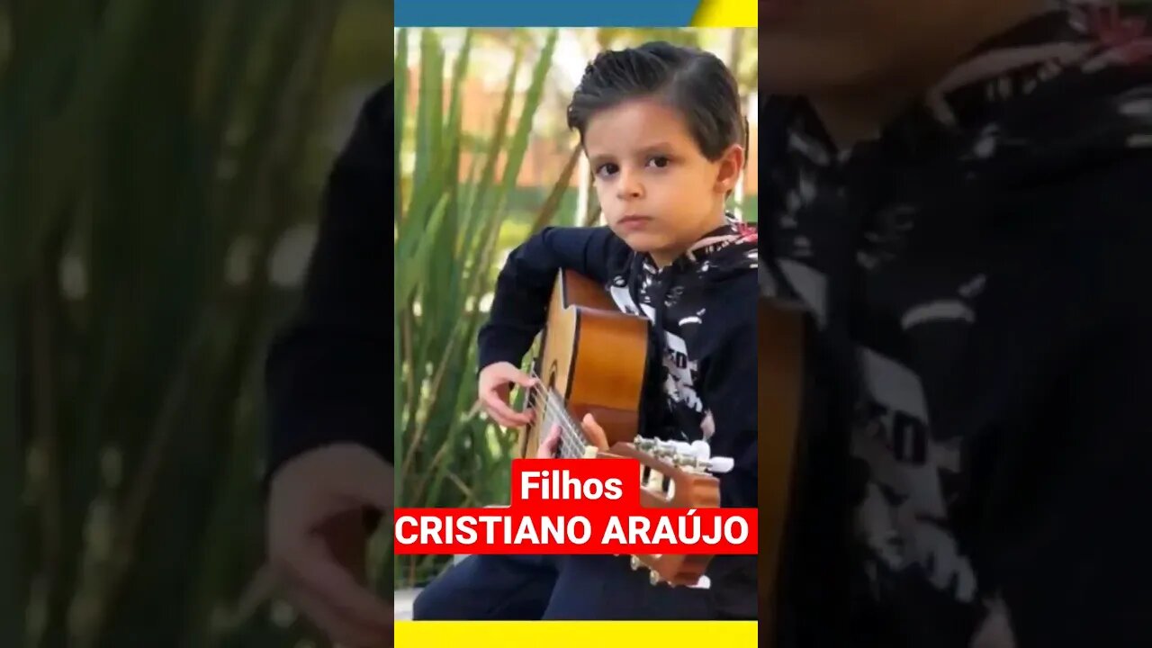 FILHOS DE CRISTIANO ARAÚJO COMO ESTÃO? #sertanejos #shorts #cristianoaraujo #nostalgia