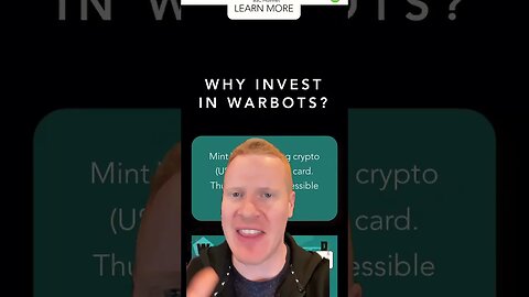 WarBot NFTs are Live! Mint them now! 9%/month historical returns #warbotnft #passiveincome #trading